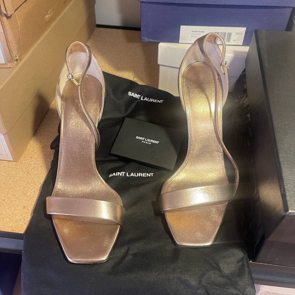 Blush High Heel Sandals